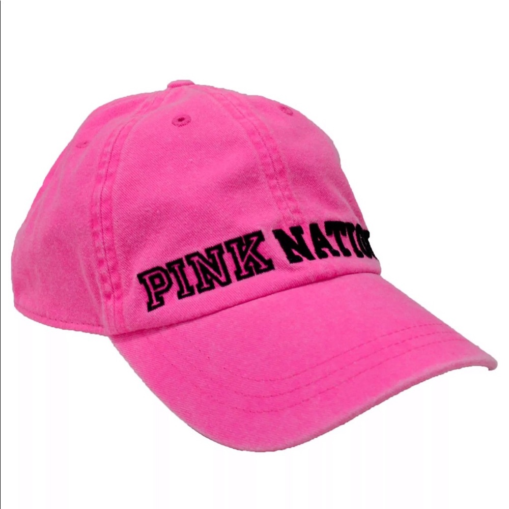 Victoria’s Secret PINK Baseball Cap in Hot Pink - Picture 1 of 6
